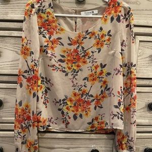 Forever 21 Floral Blouse (S)